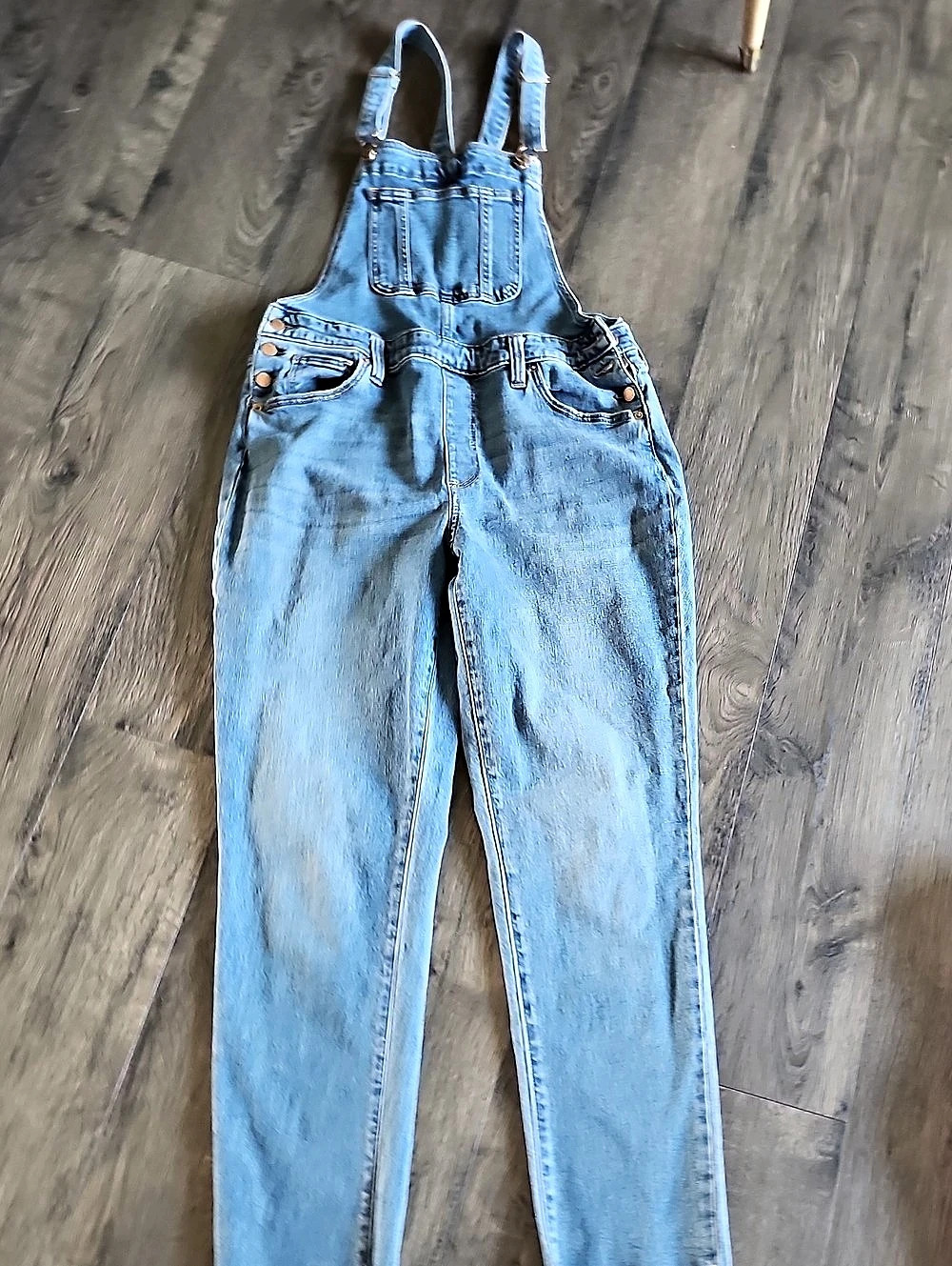 Overalls Universal Thread Relaxed Denim Blue Waist 29 Regular Size 8 Boho
